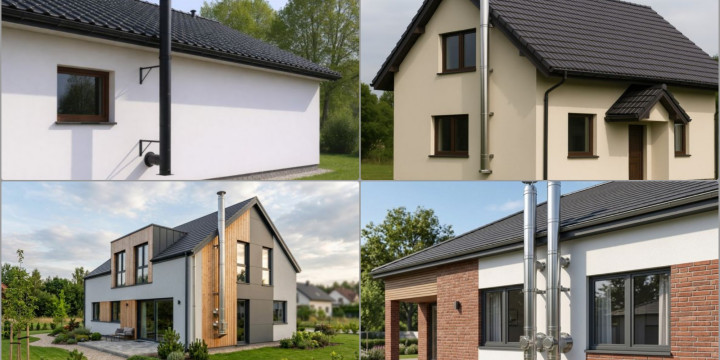 Komin stalowy zewnętrzny- rozwiązania, zalety, bezpieczeństwo