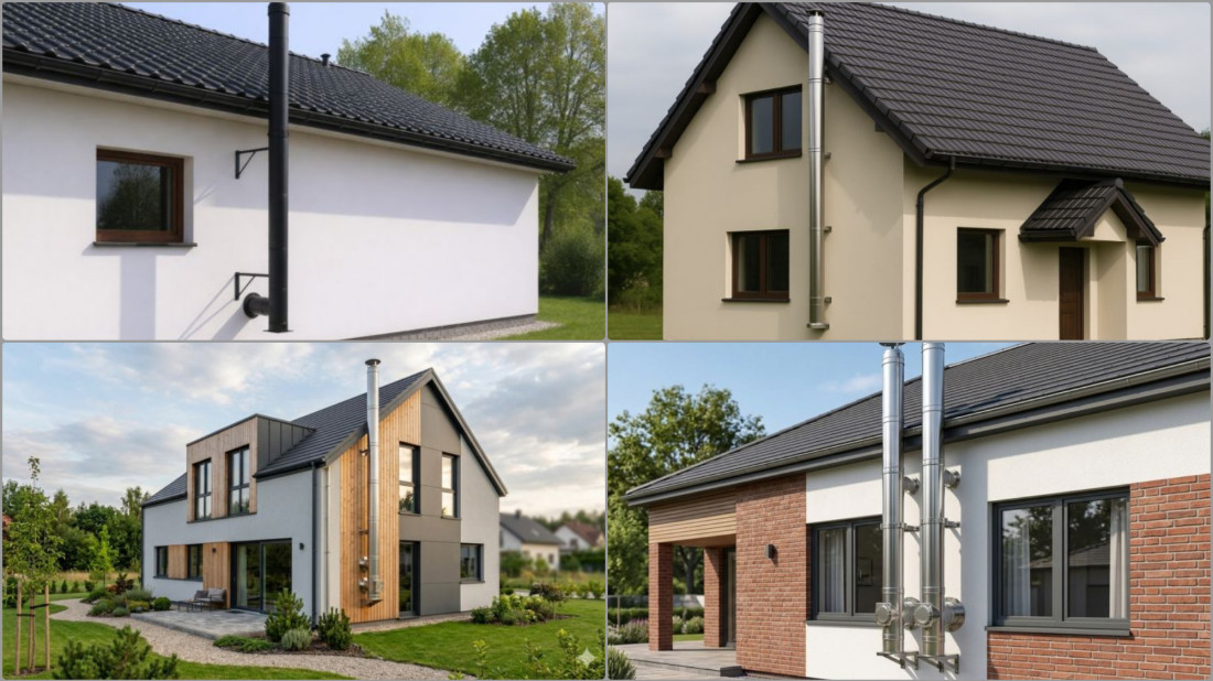 Komin stalowy zewnętrzny- rozwiązania, zalety, bezpieczeństwo