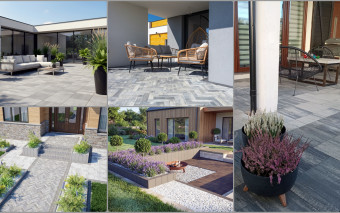 Strefa wejściowa, podjazd, taras i ogród – jak urządzić spójną przestrzeń wokół domu?