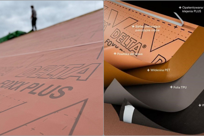 Delta Foxx Plus w nowej odsłonie. Dörken wzmacnia swoją najbardziej wytrzymałą membranę dachową