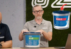 Przyspiesz swoją pracę dzięki klejowi UZIN KE 66 HT. Idealny do podłóg LVT i wykładzin z rolki