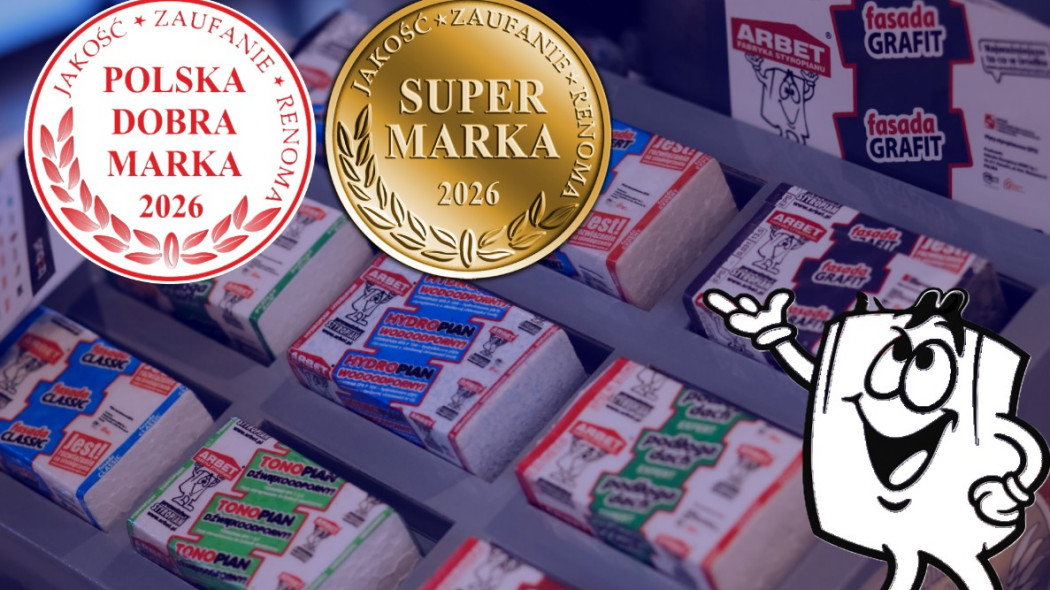 ARBET z tytułami Polska Dobra Marka oraz Super Marka 2026 