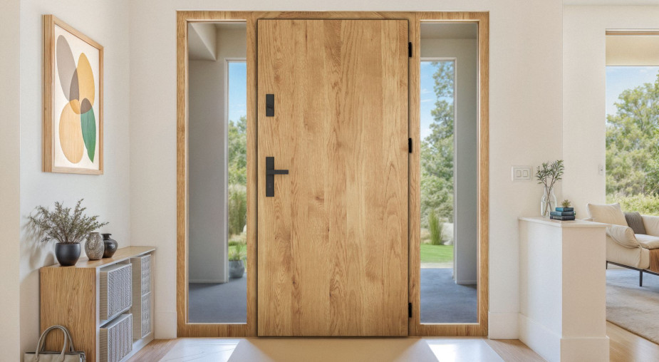 Drzwi z naświetlem - sposób na jasne wejście i nowoczesny design