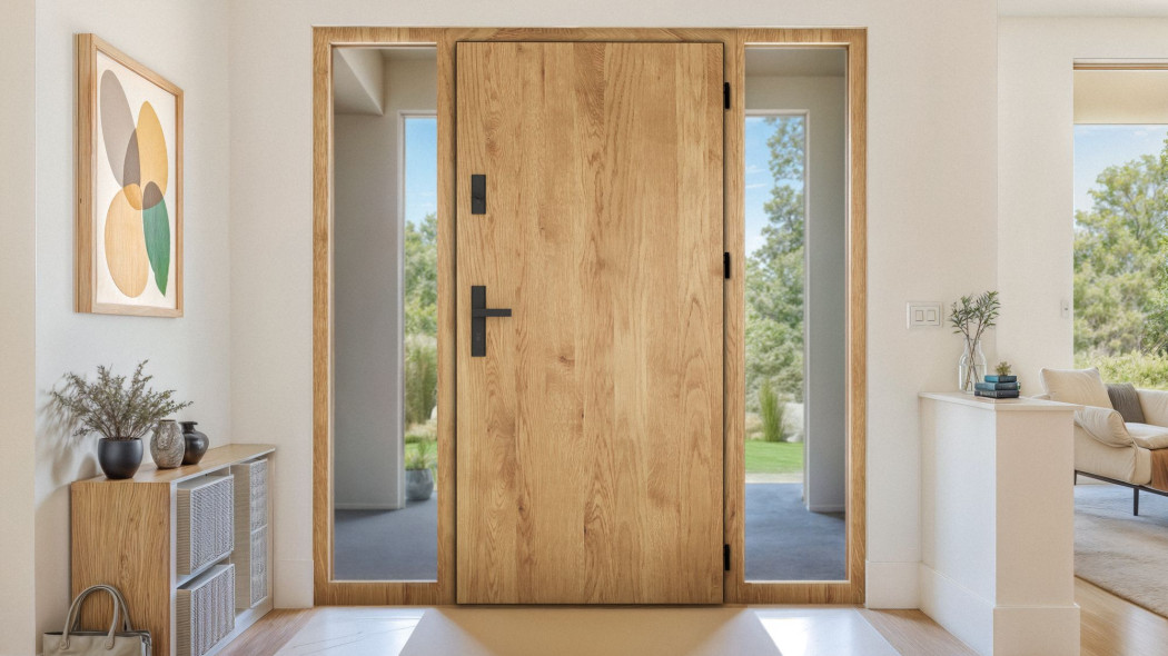 Drzwi z naświetlem - sposób na jasne wejście i nowoczesny design