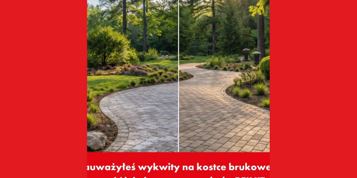 Mech i algi na kostce brukowej? Tak przywrócisz nawierzchni czysty wygląd