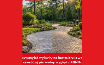 Mech i algi na kostce brukowej? Tak przywrócisz nawierzchni czysty wygląd