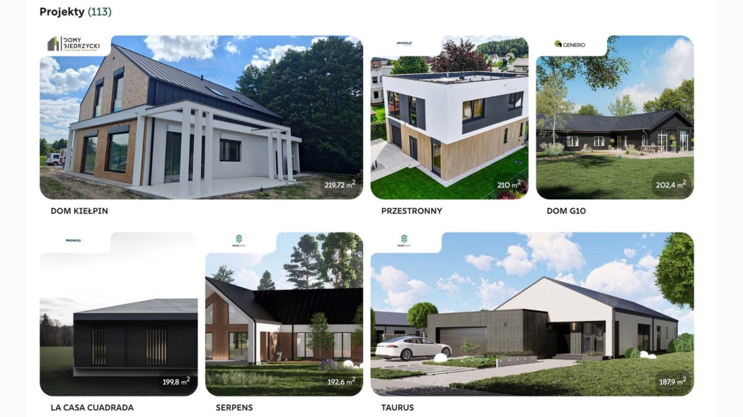 Nowa baza gotowych projektów w technologii prefabrykowanej