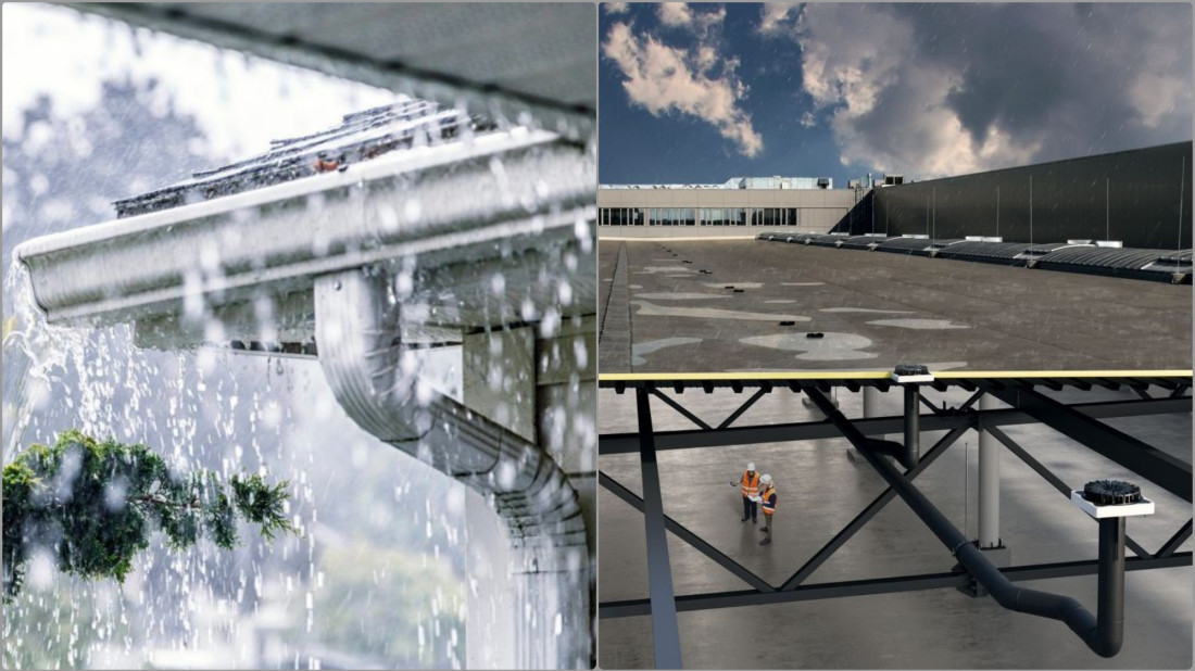 Odwodnienie dachu. Jak wybrać system, który skutecznie chroni budynek?