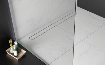 Minimalizm totalny w łazience: Poznaj sekret ukrytego odpływu Wiper Invisible