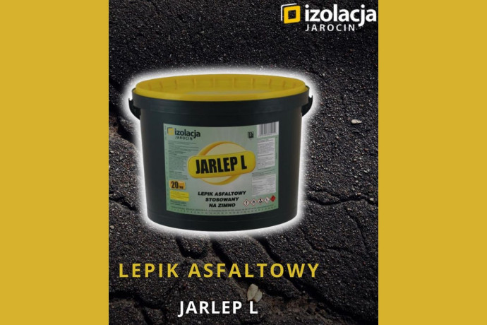 JARLEP L – lepik asfaltowy na zimno do klejenia papy i hydroizolacji