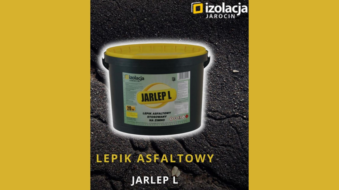 JARLEP L – lepik asfaltowy na zimno do klejenia papy i hydroizolacji