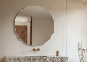 Era - oryginalne lustro z łupaną krawędzią