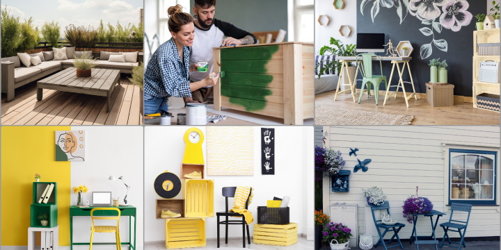 Malowanie mebli w duchu zero waste. Jak odnowić drewno i metal niewielkim kosztem?