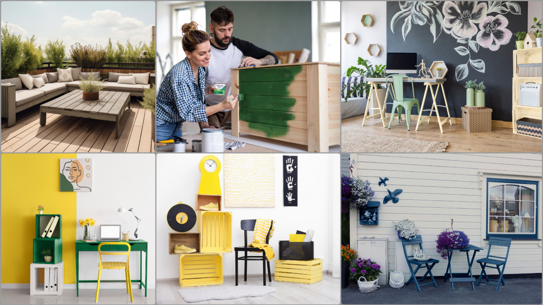 Malowanie mebli w duchu zero waste. Jak odnowić drewno i metal niewielkim kosztem?