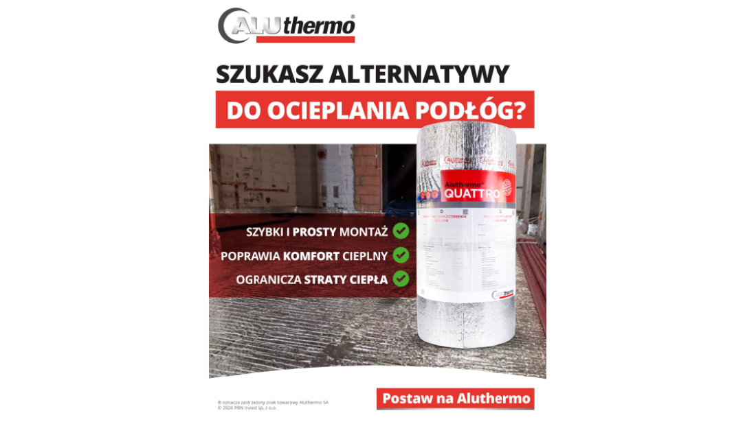 Cienka izolacja podłogi, która robi różnicę