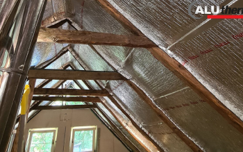 Termomodernizacja budynków istniejących - wyzwania projektowe i technologiczne Rola cienkowarstwowej izolacji refleksyjnej Aluthermo