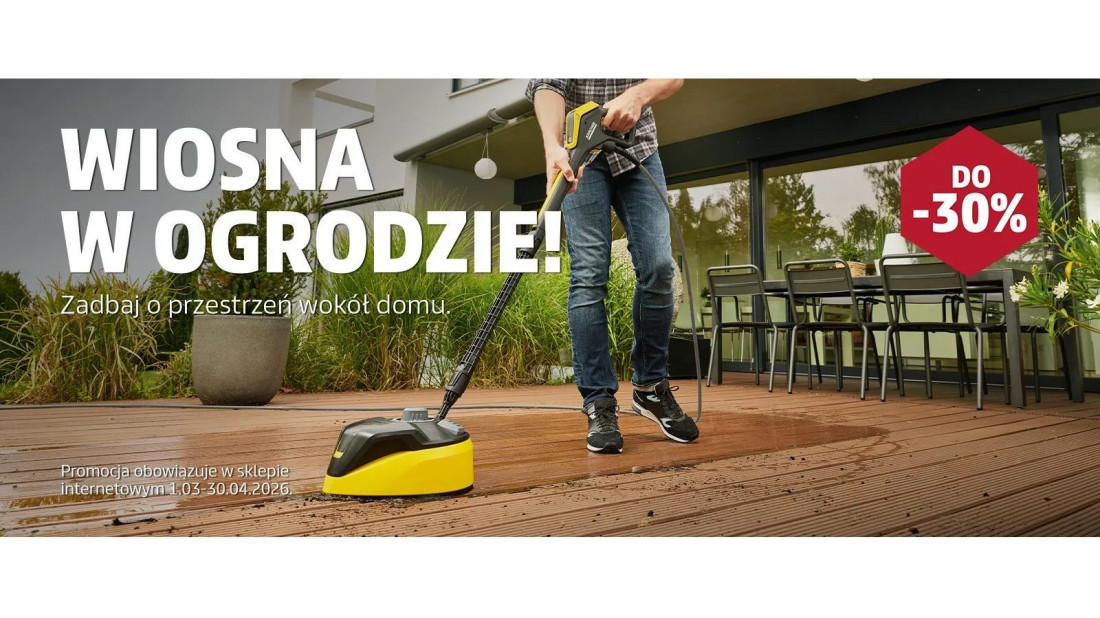 Zadbaj o ogród i przestrzeń wokół domu z produktami w wiosennych cenach! 