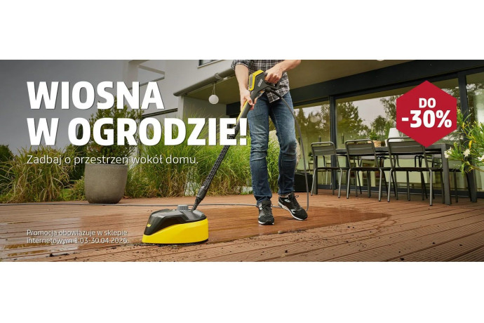 Zadbaj o ogród i przestrzeń wokół domu z produktami w wiosennych cenach! 