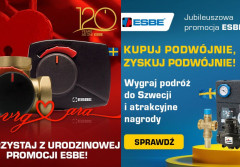 Promocje ESBE 2026 i nagrody. Kupuj VRG, ARA, VTC, VTN, LTC grupy pompowe i wygrywaj