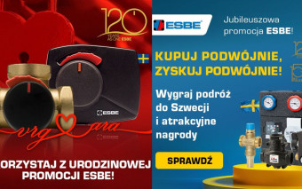Jubileuszowe promocje ESBE! Kupuj podwójnie i zyskuj podwójnie!