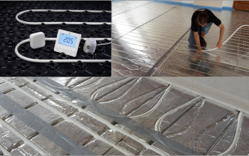 Ogrzewanie podłogowe na starej podłodze - system niskoprofilowy JG LowFit