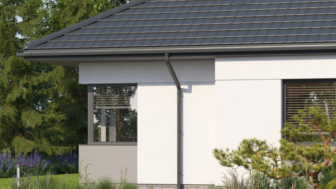 Flamingo iQ 150/100 - nowy rozmiar kwadratowego systemu rynnowego