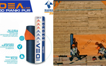 Ekran dachowy IDEA 175 - idealny pod piankę PUR i wełnę mineralną