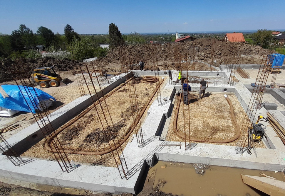 Pierwszy etap montażu GWC