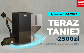 Wyjątkowa okazja na ekologiczne ogrzewanie: Oszczędź 2500 zł na kotłach pelletowych Kostrzewa