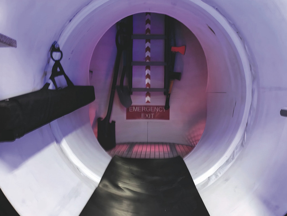 schron wyjście awaryjne