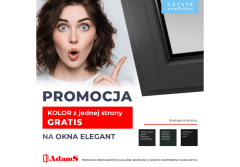 Stylowe okna w niższej cenie. Wyjątkowa promocja na systemy Elegant od firmy AdamS