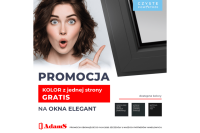Stylowe okna w niższej cenie. Wyjątkowa promocja na systemy Elegant od firmy AdamS