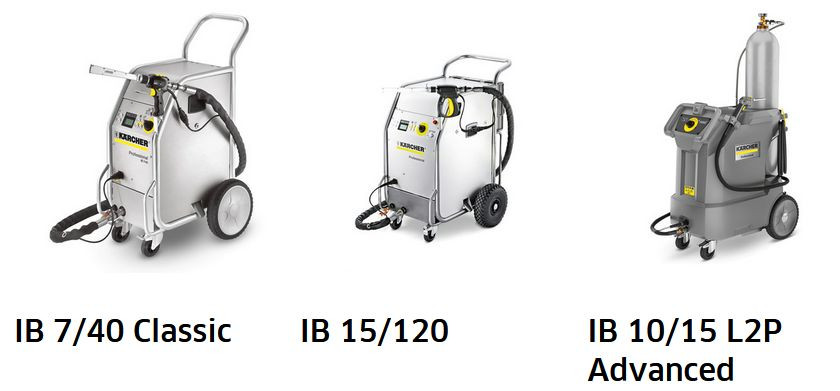 Mobilne urządzenia do czyszczenia suchym lodem Kärcher