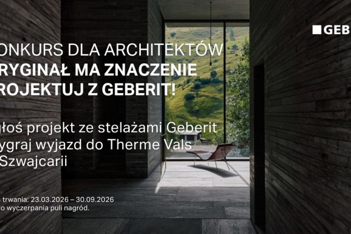 Konkurs Geberit dla architektów. Oryginalność w projektowaniu ma znaczenie