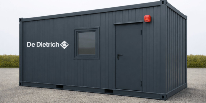 Kontenery grzewcze do kotłowni komercyjnych od De Dietrich