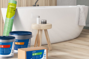 Montaż paneli winylowe LVT w łazience i kuchni. Jakie produkty zastosować?