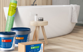 Montaż paneli winylowych LVT w łazience i kuchni. Jakie produkty zastosować?