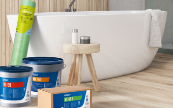 Montaż paneli winylowych LVT w łazience i kuchni. Jakie produkty zastosować?