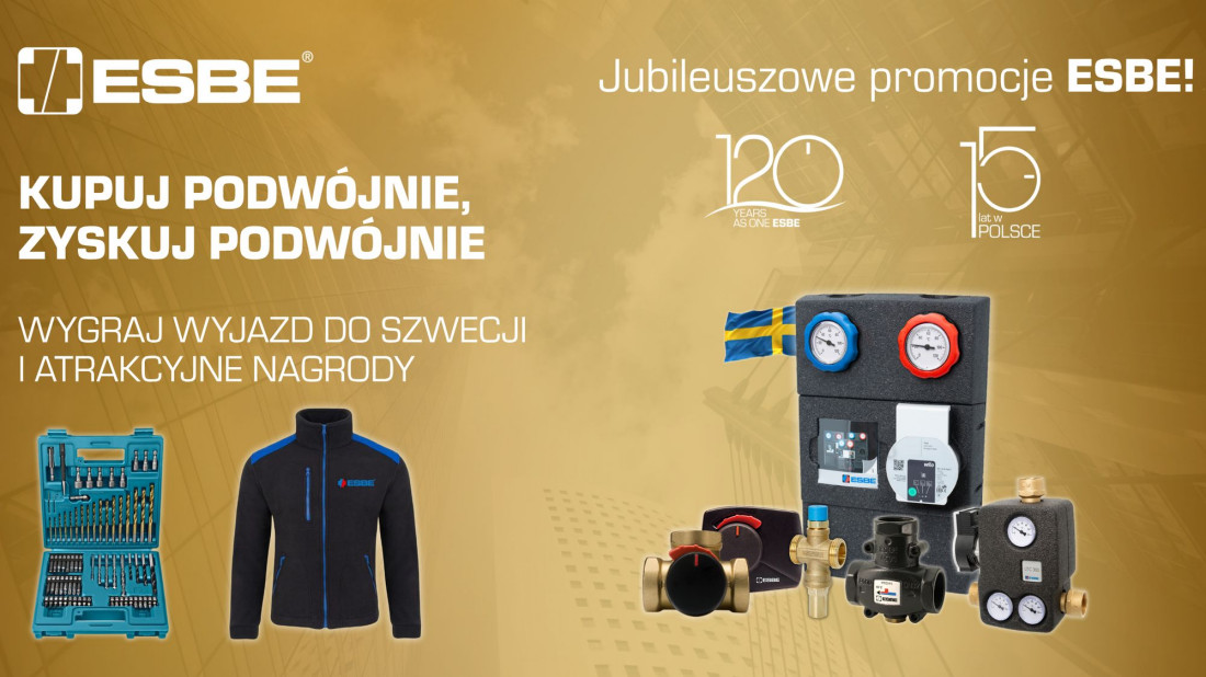 ESBE świętuje 120 lat i startuje z wyjątkowymi promocjami!