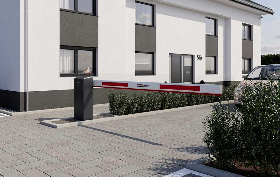 Szlabany Hörmann sprawdzają się na parkingach firmowych, hotelowych i osiedlowych