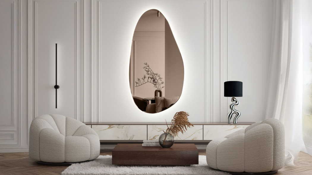 Lustro w salonie - gdzie powiesić? Sprawdzone pomysły na aranżacje i optyczne powiększenie wnętrza