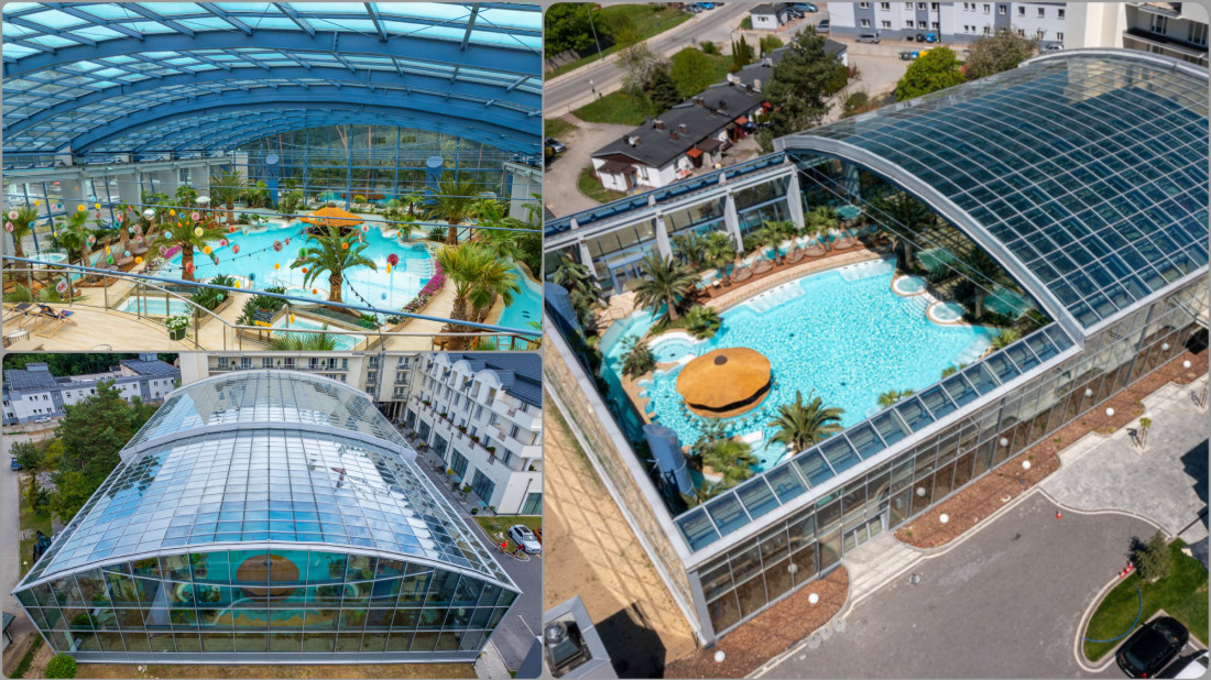Binkowski Resort pod szklanym niebem. Jak szkło tworzy tropikalny klimat nowoczesnej strefy basenowej?