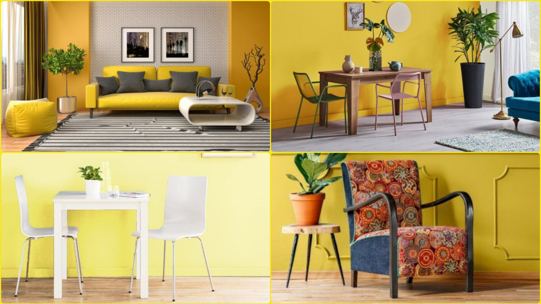 Psychologia koloru żółtego we wnętrzach – znaczenie, odcienie i aranżacje