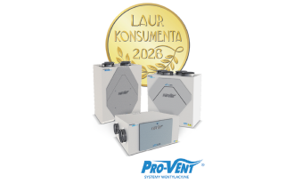 Złoty Laur Konsumenta 2026 dla rekuperatorów MISTRAL marki PRO-VENT