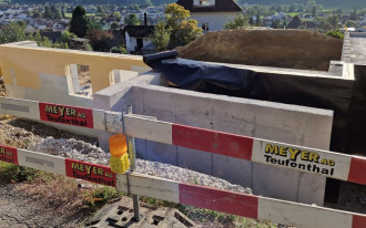 Płyty fundamentowe ze ścianami w technologii Brinkmann Bodenplatte