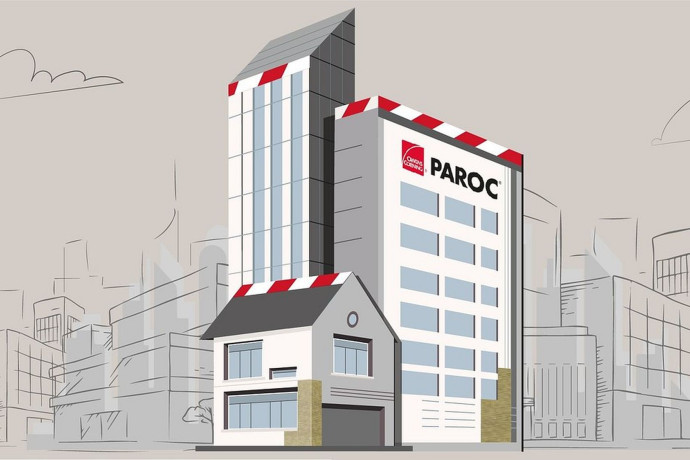 PAROC Tento do fasad wentylowanych - termoizolacja i ochrona przed wiatrem