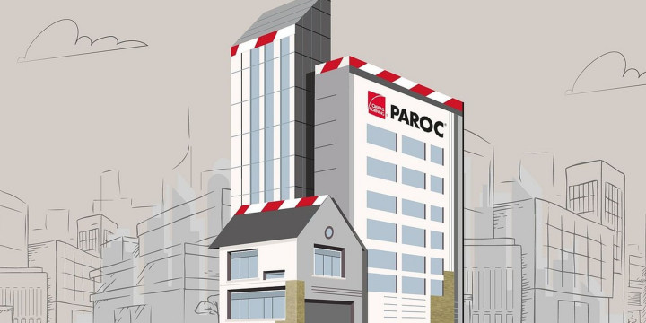 PAROC Tento do fasad wentylowanych - termoizolacja i ochrona przed wiatrem