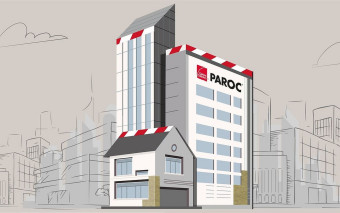 PAROC Tento do fasad wentylowanych - termoizolacja i ochrona przed wiatrem