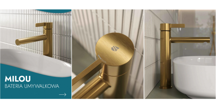Nowoczesna elegancja w Twojej łazience: Poznaj zalety baterii umywalkowej MILOU L