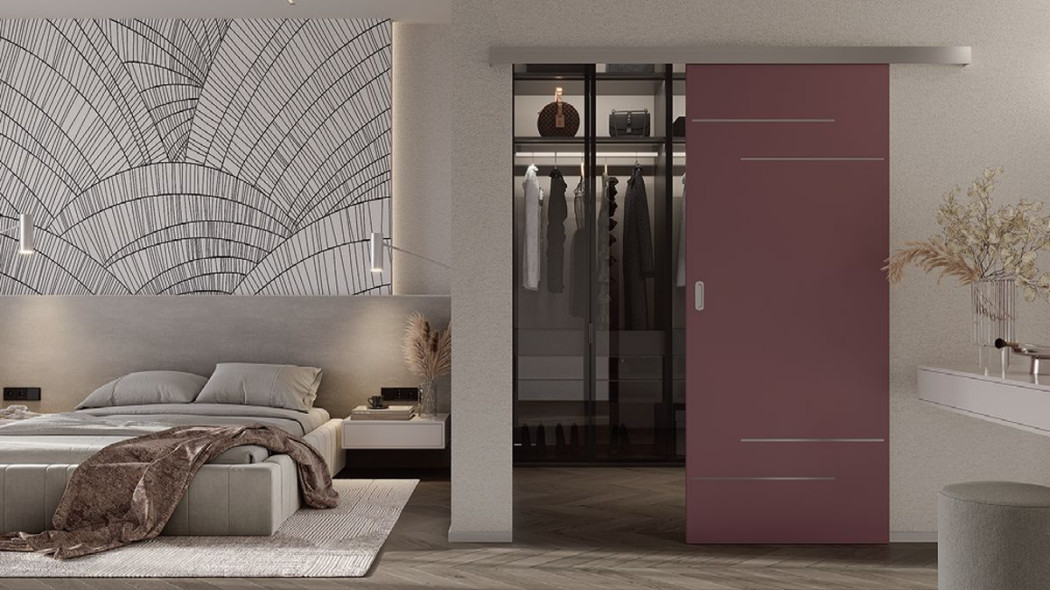 Przesuwne drzwi Intarsja 70 marki Voster - nowoczesny akcent z charakterem